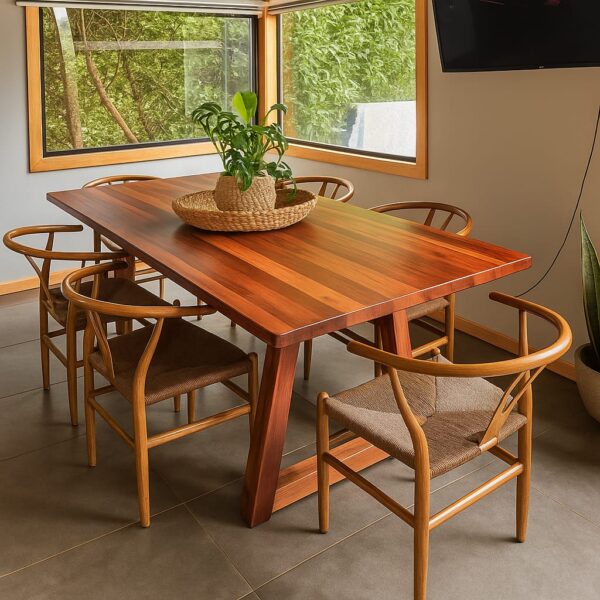 Mesa de comedor de roble